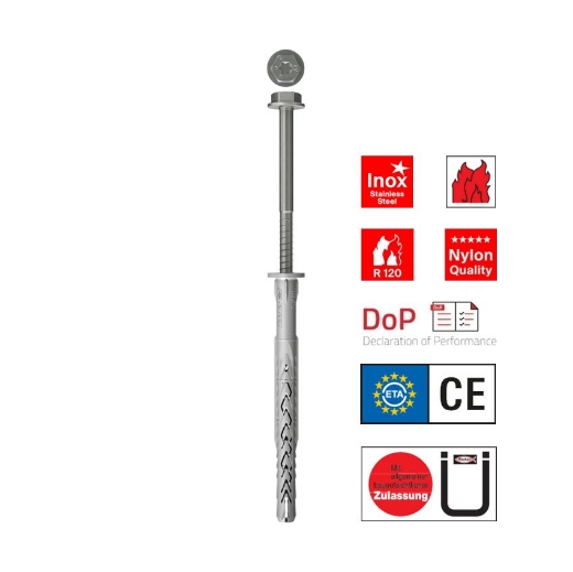 Afbeeldingen van Fischer constructieplug SXRL 10x160mm FUS, inox A4, zeskant - 522734