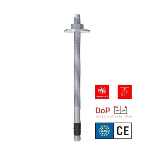 Afbeeldingen van Fischer doorsteekanker FAZ II 12/10K GS (12x90), met grote onderlegring SW19 - 522121