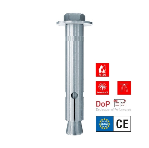 Afbeeldingen van Fischer binnendraadanker Zykon FZA-D 12X50 M8/10 SW13 - 60652