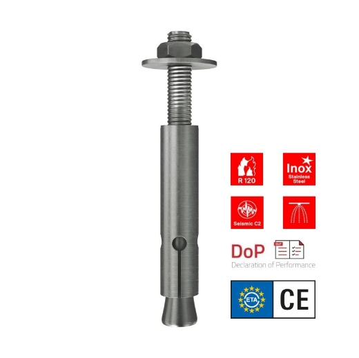 Afbeeldingen van Fischer binnendraadanker Zykon FZA 14X60 M10/25, inox A4 SW17 - 60779