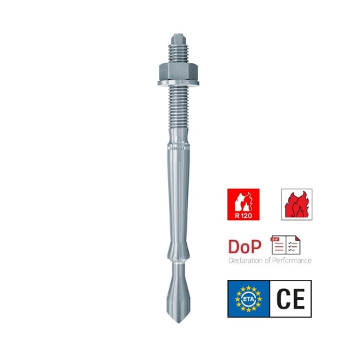 Afbeeldingen van Fischer highbond ankerstang FHB II-A S M10x75/10, verzinkt - 506884