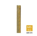 Afbeeldingen van Draadstang Din 976 lengte 1m M5 messing CU2/CU3