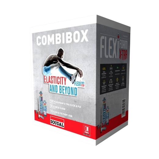 Soudal combibox Flexifoam X-tra click&fix - 158835
