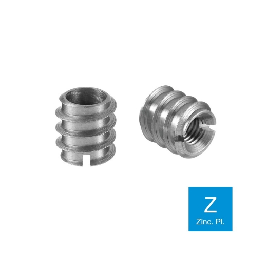 Afbeeldingen van Rampa inschroefmoer Din 7965A M8 verzinkt