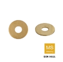 Afbeeldingen van Vlakke sluitring Din 9021 M8 (8.4x25x2) messing