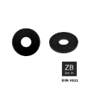 Afbeeldingen van QlinQ® Blackline grote sluitring Din 9021 M6 (18x1.5) zwart gecoat - 1110139