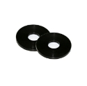 Afbeeldingen van QlinQ® Blackline grote sluitring Din 9021 M6 (18x1.5) zwart gecoat - 1110139