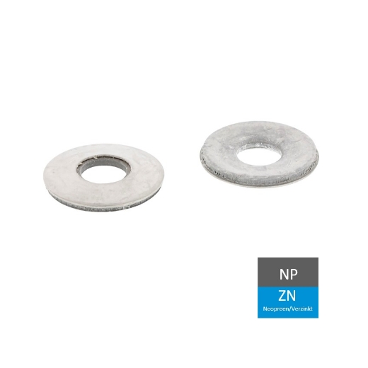 Afbeeldingen van Afdichtingsring 6.8x19mm Staal/Neopreen