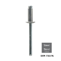 Afbeeldingen van Blindklinknagel - Rivet met platte kop Din 7337A 4.80x20 Staal/Staal