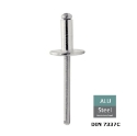 Afbeeldingen van Blindklinknagel - Rivet met grote kop (15.8mm) Din 7337C 4x16 Alu/Staal