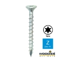 Afbeeldingen van 200st. Woodies® Ultimate houtschroef voldraad Torx TX20 met verzonken kop 4x16 verzinkt - 61540202