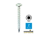 Afbeeldingen van 200st. Woodies® Ultimate houtschroef voldraad Torx TX20 met cilinderkop 4x20 verzinkt - 61640231