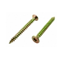 Afbeeldingen van Houtschroef Jet TX15 met voorsnijpunt en volledige draad 3.5x40 geelverzinkt