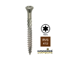 Woodies® Ultimate vlonderschroef  Torx TX25 met verzonken kop 5x50/30 rvs 410
