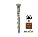 Afbeeldingen van Woodies® Ultimate vlonderschroef  Torx TX20 met verzonken kop 5x60/35 rvs 410 - 61960441