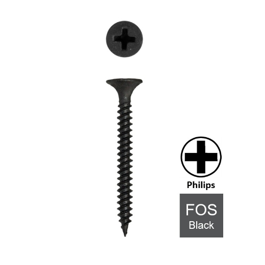 Afbeeldingen van Gipsplaatschroef Philips PH2 met fijne draad 4.2x75 gefosfateerd