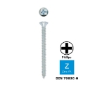 Afbeeldingen van Plaatschroef met bolverzonken kop Philips PH2 Din 7983C-H 4.2x16 verzinkt