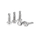 Afbeeldingen van Zelfborende plaatschroef met zeskant kop Din 7504K 3.5x19 verzinkt (SW5.5)