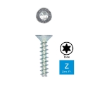 Afbeeldingen van Schroef voor kunststof met verzonken kop Torx TX15 - 3.5x8 verzinkt