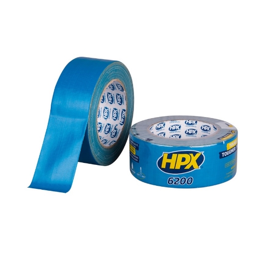 Afbeeldingen van HPX Pantsertape 6200 (reparatietape) - lichtblauw 48mm x 25m - CL5025