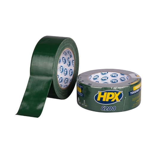 Afbeeldingen van HPX Pantsertape 6200 (reparatietape) - groen 48mm x 25m - CG5025
