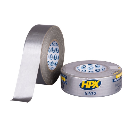 Afbeeldingen van HPX Pantsertape 6200 (reparatietape) - zilver 48mm x 50m - CS5050