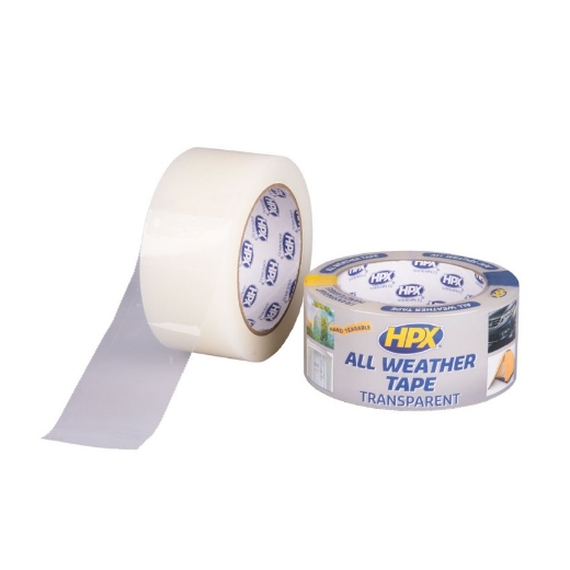 HPX All Weather Tape - transparant 48mm x 25m - AT4825