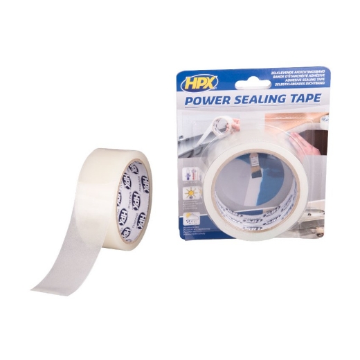 Afbeeldingen van HPX Enkelzijdige afdichtingstape - semi-transparant 38mm x 1,5m - PS3802