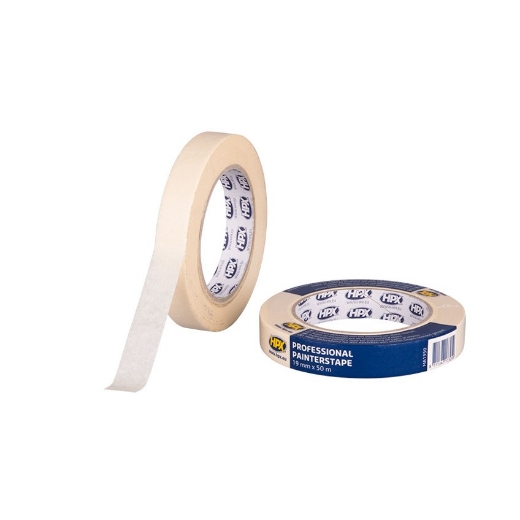 HPX Masking tape 60°C - crèmewit 19mm x 50m - MA1950