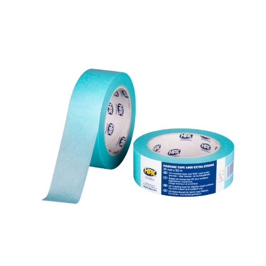 Afbeeldingen van HPX Masking 4900 Extra strong - lichtblauw 36mm x 50m - EW3850