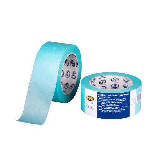 Afbeeldingen van HPX Masking 4900 Extra strong - lichtblauw 48mm x 50m - EW5050