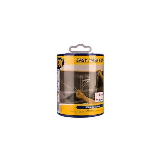 HPX Easy mask film crêpepapier 550mm x 33m + dispenser - DE5533