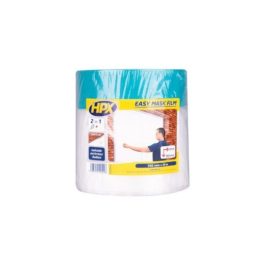 Afbeeldingen van HPX Easy mask film cloth tape - 550mm x 20m - PC5520