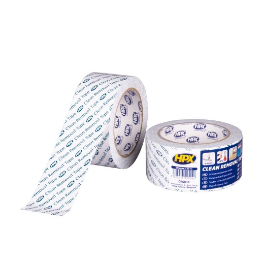 HPX Schoonverwijderbare PVC tape - 50mm x 33m - CR5033