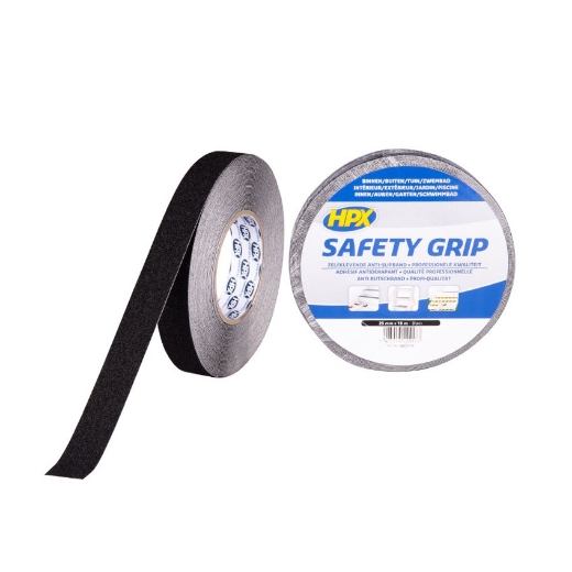 Afbeeldingen van HPX Anti-slip tape  - zwart 25mm x 18m - SB2518