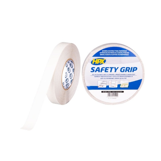 Afbeeldingen van HPX Anti-slip tape  - semi-transparant 25mm x 18m - SC2518