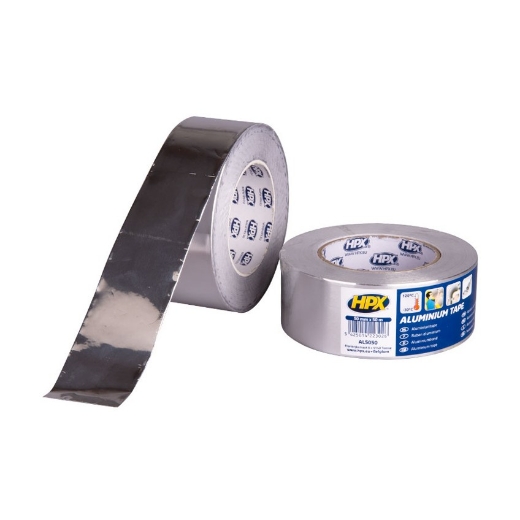 Afbeeldingen van HPX Aluminium tape - 50mm x 50m - AL5050