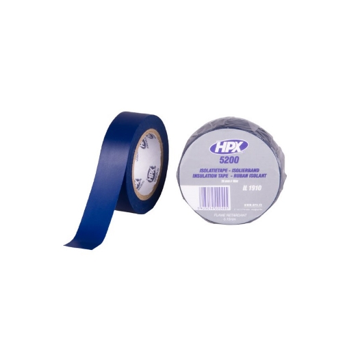 Afbeeldingen van HPX PVC isolatietape - blauw 19mm x 10m - IL1910