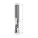 Afbeeldingen van CMT Positieve spiraalfrees D=5x17mm L=60mm S=8mm Z2 HWM - 191.850.11