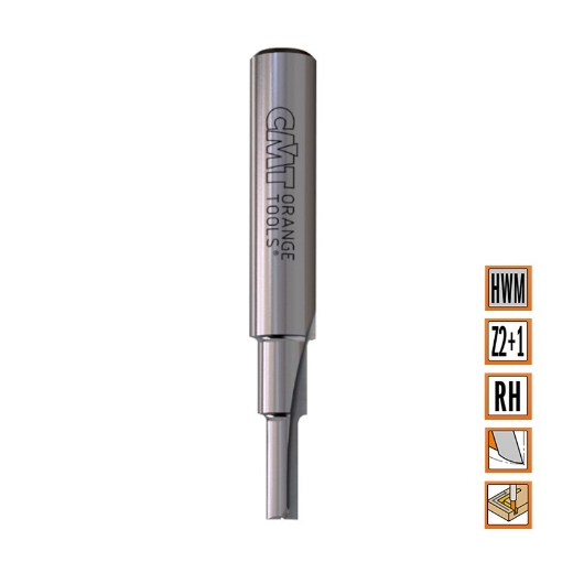 Afbeeldingen van CMT Rechte groeffrees D=6x14mm L=55mm S=8mm Z2 HWM - 174.060.11
