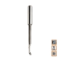 Afbeeldingen van CMT Groeffrees met positieve spiraal D=8x55mm I1=14mm L=80mm S=8mm RH Z1 HSS 5% co - 189.081.51
