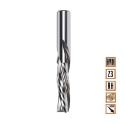 Afbeeldingen van CMT Negatieve spiraalfrees D=12x35mm L=80mm S=12mm Z3 HWM - 194.120.11