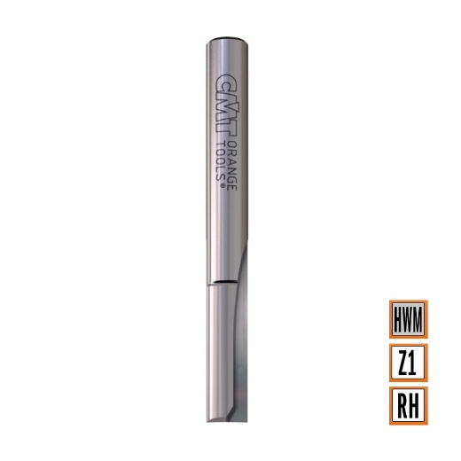 Afbeeldingen van CMT Groeffrees met rechte snijkoppen D=6x16mm L=50mm S=6mm Z2 HWM - 711.060.11