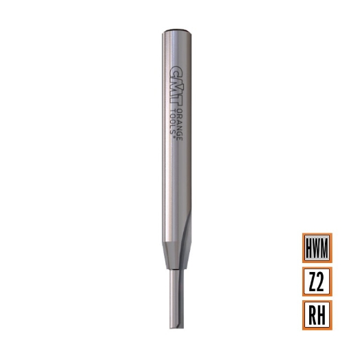 Afbeeldingen van CMT Groeffrees met rechte snijkoppen D=3x11mm L=60mm S=6mm Z2 HWM - 712.030.11