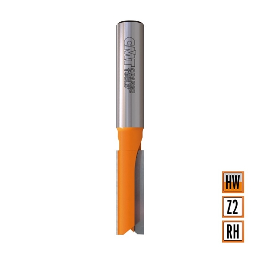 Afbeeldingen van CMT Groeffrees met rechte snijkoppen D=16x31.7mm L=67mm S=6mm Z2 HW - 712.160.11