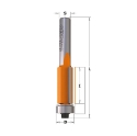 Afbeeldingen van CMT Uitloopfrees met kogellager D=9.5x25.4mm L=68.2mm S=8mm Z2 HW - 906.095.11