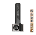 Afbeeldingen van CMT Rechte groeffrees D=19x12mm L=45mm S=8mm Z2 HWM - 655.190.11