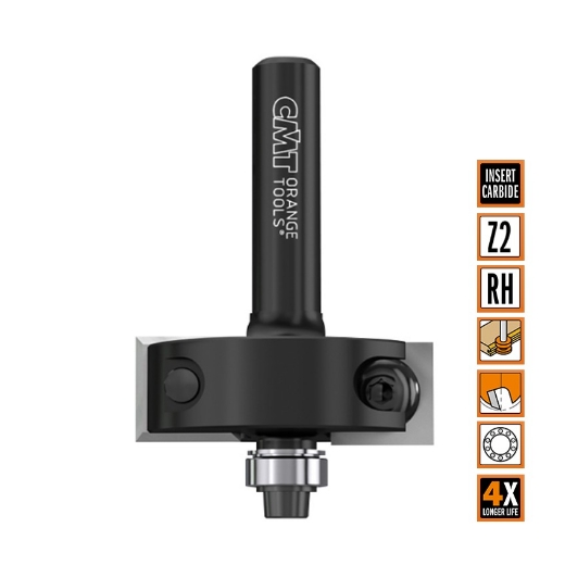 Afbeeldingen van CMT Rabatfrees D=34.9x12mm L=54mm S=8mm Z2 HWM - 660.350.11