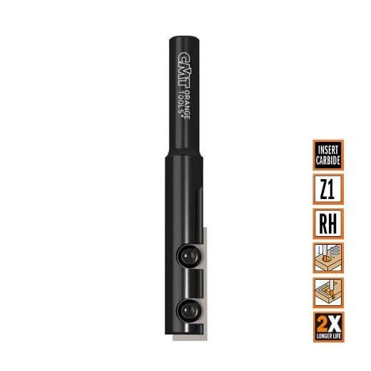 Afbeeldingen van CMT Rechte groeffrees D=12x50mm L=103mm S=12mm Z1 HWM - 652.121.11