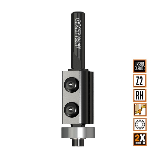 Afbeeldingen van CMT Rechte kantenfrees D=19x30mm L=76mm S=6mm Z2 HWM - 657.195.11
